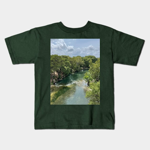 Guadalupe River! Kids T-Shirt by LoneSTAR28